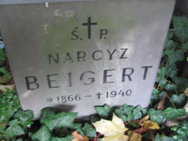 Narcyz Beigert 1866 Warszawa Ewangelicko - Augsburski św. Trójcy - Grobonet - Wyszukiwarka osób pochowanych