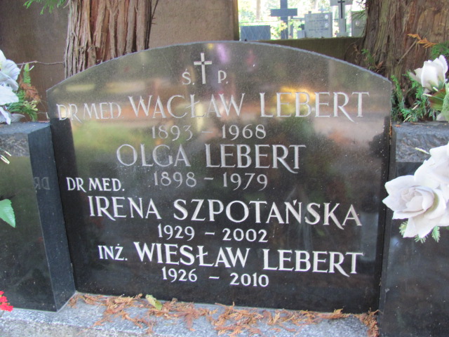 Olga Lebert 1898 Warszawa Ewangelicko - Augsburski św. Trójcy - Grobonet - Wyszukiwarka osób pochowanych