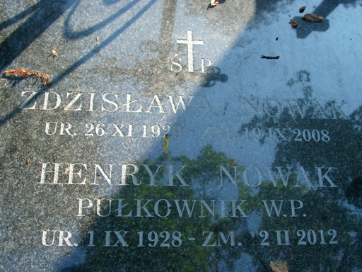 Henryk Józef Nowak 1928 Warszawa Ewangelicko - Augsburski św. Trójcy - Grobonet - Wyszukiwarka osób pochowanych