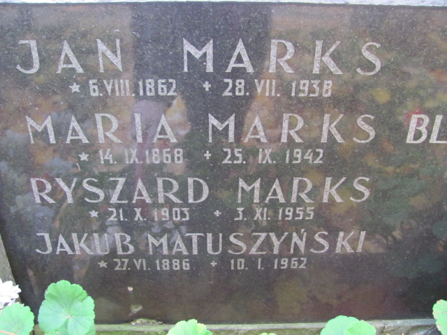 Ryszard Marks 1903 Warszawa Ewangelicko - Augsburski św. Trójcy - Grobonet - Wyszukiwarka osób pochowanych