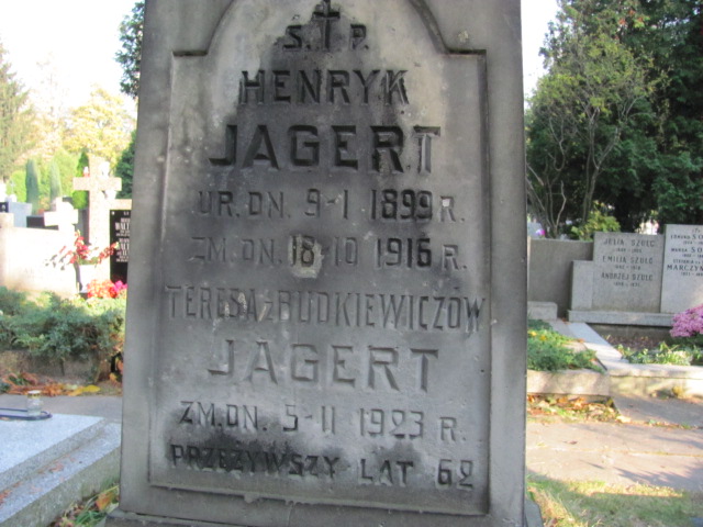 Henryk Jagert 1899 Warszawa Ewangelicko - Augsburski św. Trójcy - Grobonet - Wyszukiwarka osób pochowanych