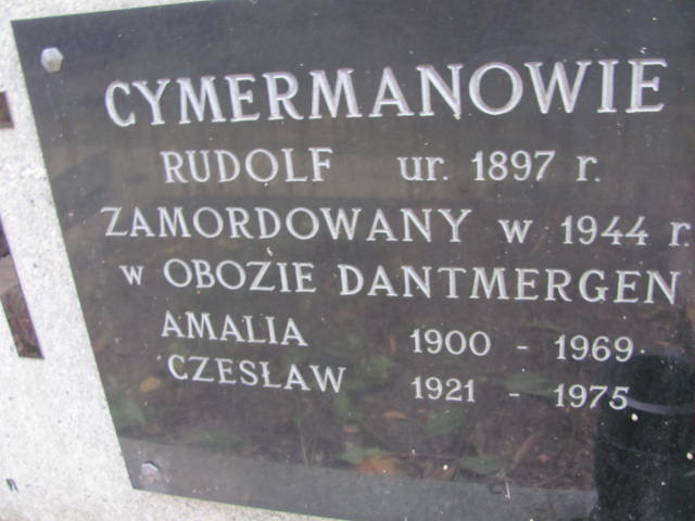Jan Cymerman 1900 Warszawa Ewangelicko - Augsburski św. Trójcy - Grobonet - Wyszukiwarka osób pochowanych