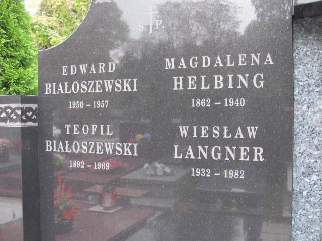Magdalena Helbing 1862 Warszawa Ewangelicko - Augsburski św. Trójcy - Grobonet - Wyszukiwarka osób pochowanych