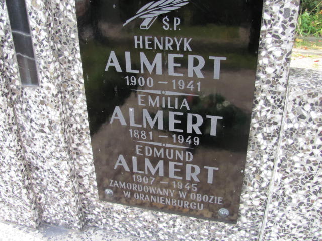 Henryk Almert 1899 Warszawa Ewangelicko - Augsburski św. Trójcy - Grobonet - Wyszukiwarka osób pochowanych