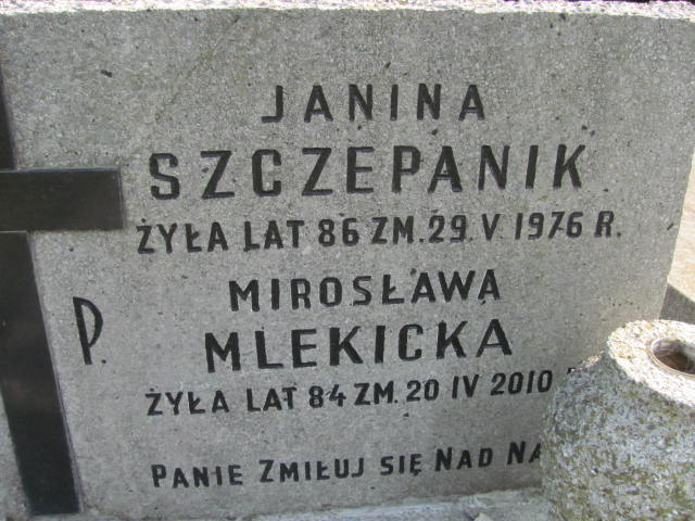 Janina Szczepanik Warszawa Ewangelicko - Augsburski św. Trójcy - Grobonet - Wyszukiwarka osób pochowanych