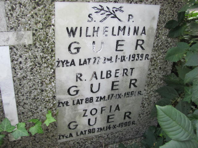 Reinhold Albert Guer 1903 Warszawa Ewangelicko - Augsburski św. Trójcy - Grobonet - Wyszukiwarka osób pochowanych