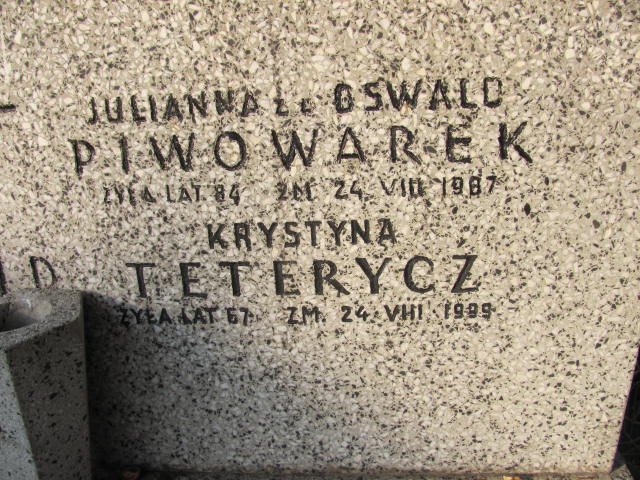 Edward Tadeusz Piwowarek 1937 Warszawa Ewangelicko - Augsburski św. Trójcy - Grobonet - Wyszukiwarka osób pochowanych