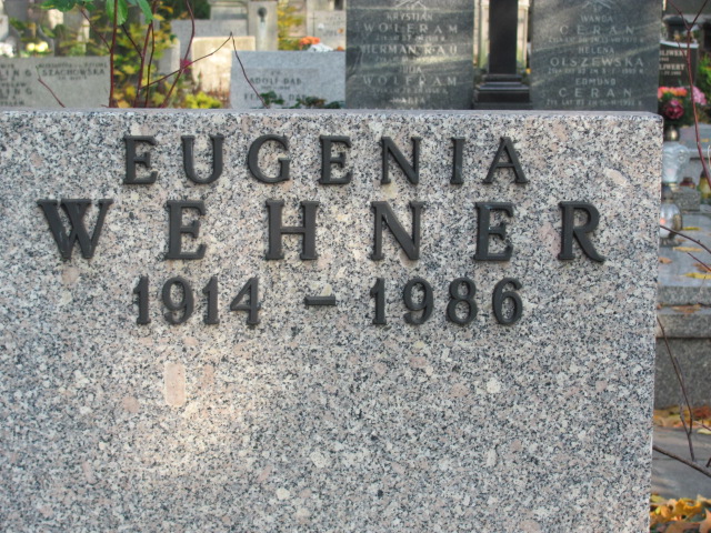 Jadwiga Wehner 1874 Warszawa Ewangelicko - Augsburski św. Trójcy - Grobonet - Wyszukiwarka osób pochowanych