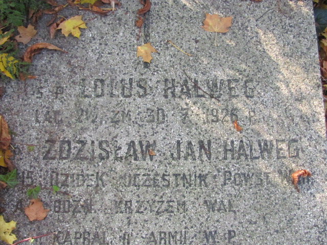 Zdzisław Jan Halweg 1929 Warszawa Ewangelicko - Augsburski św. Trójcy - Grobonet - Wyszukiwarka osób pochowanych