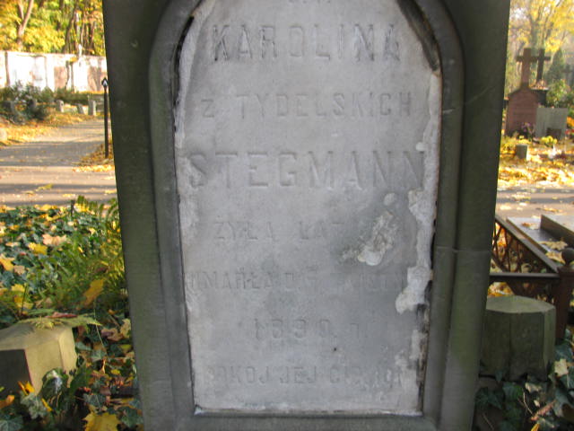 Karolina Wilhelmina Stegmann 1813 Warszawa Ewangelicko - Augsburski św. Trójcy - Grobonet - Wyszukiwarka osób pochowanych