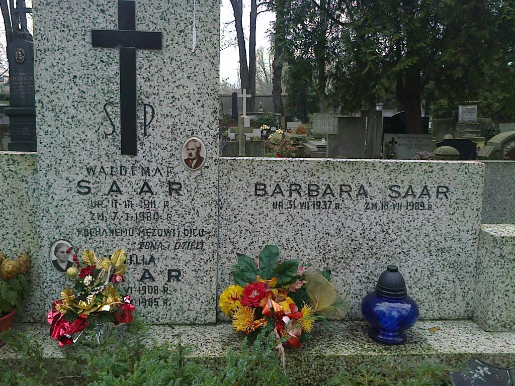 Ryszard Saar 1940 Warszawa Ewangelicko - Augsburski św. Trójcy - Grobonet - Wyszukiwarka osób pochowanych