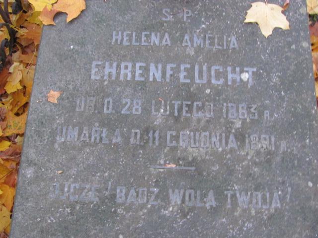 Henryk Maurycy Ehrenfreucht 1832 Warszawa Ewangelicko - Augsburski św. Trójcy - Grobonet - Wyszukiwarka osób pochowanych