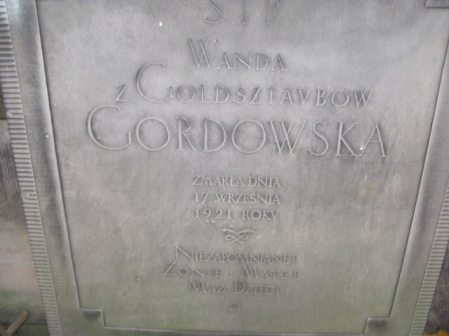 Wanda Gordowska Warszawa Ewangelicko - Augsburski św. Trójcy - Grobonet - Wyszukiwarka osób pochowanych