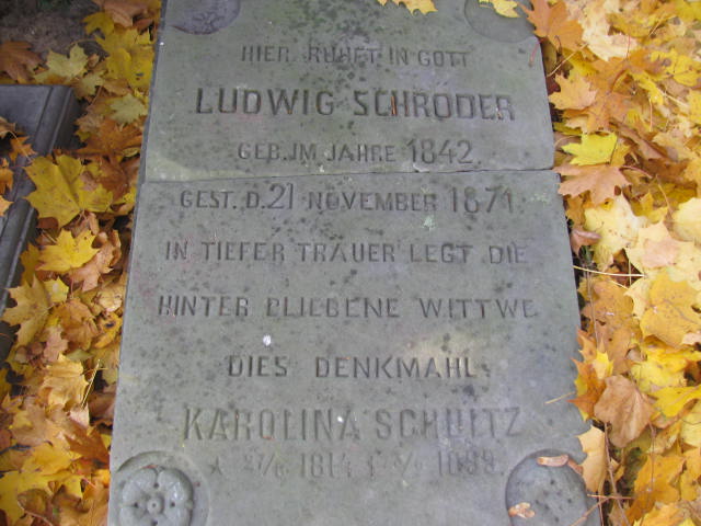 Ludwig Schroder 1842 Warszawa Ewangelicko - Augsburski św. Trójcy - Grobonet - Wyszukiwarka osób pochowanych