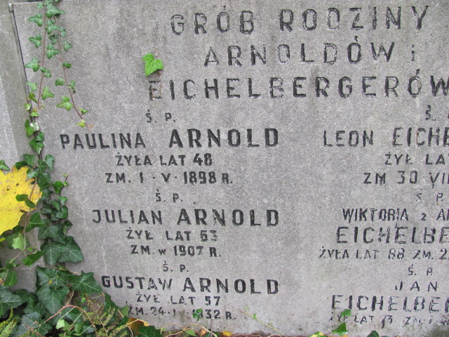 Paulina Arnold 1849 Warszawa Ewangelicko - Augsburski św. Trójcy - Grobonet - Wyszukiwarka osób pochowanych