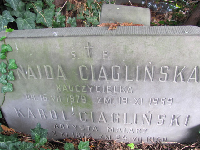 Karol Bogdan Ciągliński 1873 Warszawa Ewangelicko - Augsburski św. Trójcy - Grobonet - Wyszukiwarka osób pochowanych