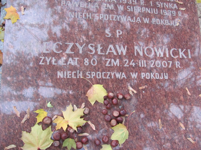 Mieczysław Nowicki 1926 Warszawa Ewangelicko - Augsburski św. Trójcy - Grobonet - Wyszukiwarka osób pochowanych