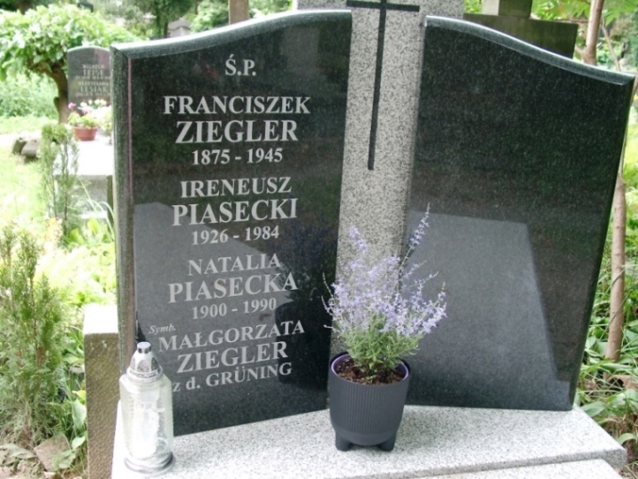 Franciszek Ziegler 1874 Warszawa Ewangelicko - Augsburski św. Trójcy - Grobonet - Wyszukiwarka osób pochowanych