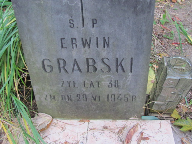 Erwin Grabski 1906 Warszawa Ewangelicko - Augsburski św. Trójcy - Grobonet - Wyszukiwarka osób pochowanych