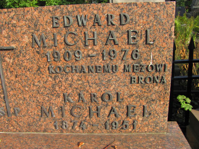 Edward Aleksander Michael 1909 Warszawa Ewangelicko - Augsburski św. Trójcy - Grobonet - Wyszukiwarka osób pochowanych