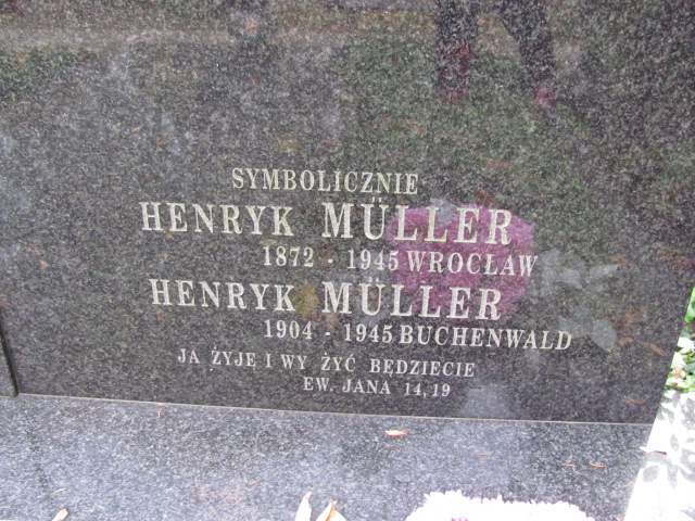 Henryk Muller (symb.) 1871 Warszawa Ewangelicko - Augsburski św. Trójcy - Grobonet - Wyszukiwarka osób pochowanych