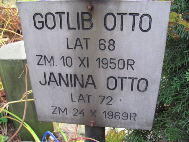 Janina Otto 1897 Warszawa Ewangelicko - Augsburski św. Trójcy - Grobonet - Wyszukiwarka osób pochowanych