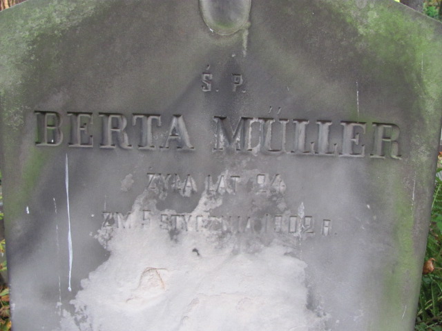 Berta Muller Warszawa Ewangelicko - Augsburski św. Trójcy - Grobonet - Wyszukiwarka osób pochowanych