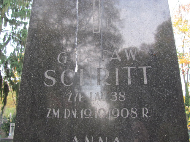 Anna Schritt 1873 Warszawa Ewangelicko - Augsburski św. Trójcy - Grobonet - Wyszukiwarka osób pochowanych