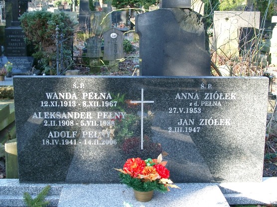 Wanda Pełna 1913 Warszawa Ewangelicko - Augsburski św. Trójcy - Grobonet - Wyszukiwarka osób pochowanych