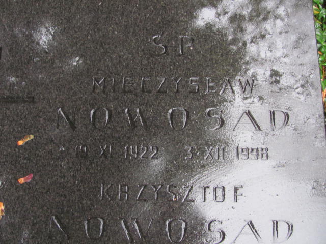 Krzysztof Andrzej Nowosad 1951 Warszawa Ewangelicko - Augsburski św. Trójcy - Grobonet - Wyszukiwarka osób pochowanych