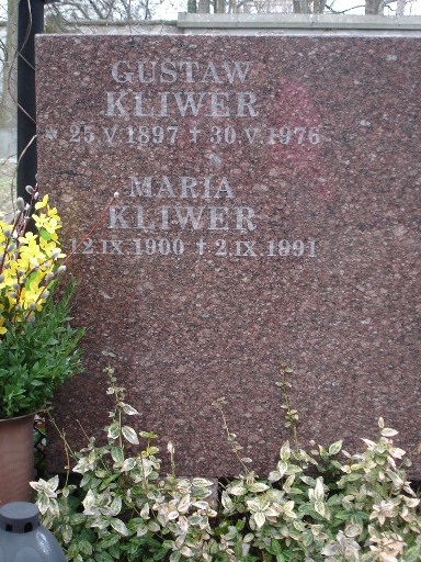 Maria Kliwer 1900 Warszawa Ewangelicko - Augsburski św. Trójcy - Grobonet - Wyszukiwarka osób pochowanych