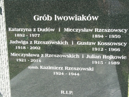 Katarzyna Rzeszowska 1892 Warszawa Ewangelicko - Augsburski św. Trójcy - Grobonet - Wyszukiwarka osób pochowanych