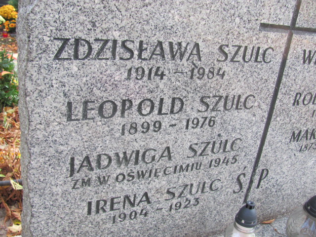 Irena Szulc 1904 Warszawa Ewangelicko - Augsburski św. Trójcy - Grobonet - Wyszukiwarka osób pochowanych