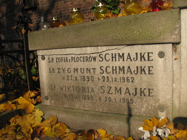 Zygmunt Szmajke 1890 Warszawa Ewangelicko - Augsburski św. Trójcy - Grobonet - Wyszukiwarka osób pochowanych