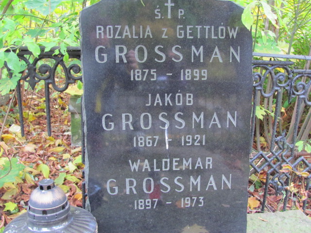 Jerzy Piotr Grossman 1936 Warszawa Ewangelicko - Augsburski św. Trójcy - Grobonet - Wyszukiwarka osób pochowanych