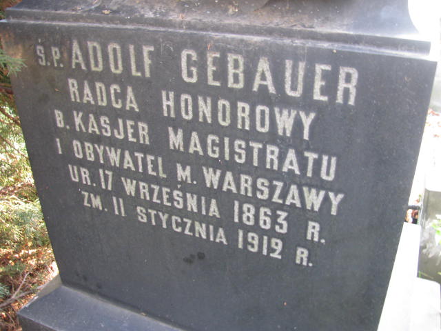 Augusta Gebauer 1828 Warszawa Ewangelicko - Augsburski św. Trójcy - Grobonet - Wyszukiwarka osób pochowanych