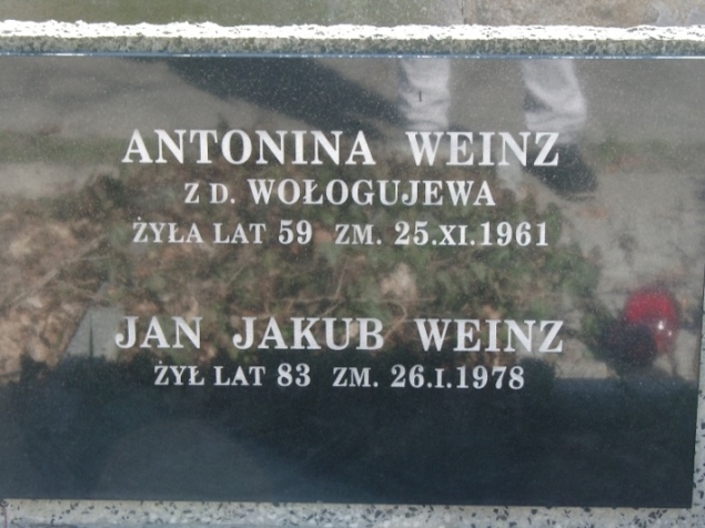 Antonina Weinz 1902 Warszawa Ewangelicko - Augsburski św. Trójcy - Grobonet - Wyszukiwarka osób pochowanych