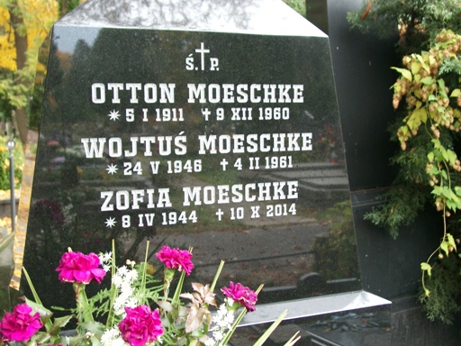 Otto Henryk Moeschke 1911 Warszawa Ewangelicko - Augsburski św. Trójcy - Grobonet - Wyszukiwarka osób pochowanych