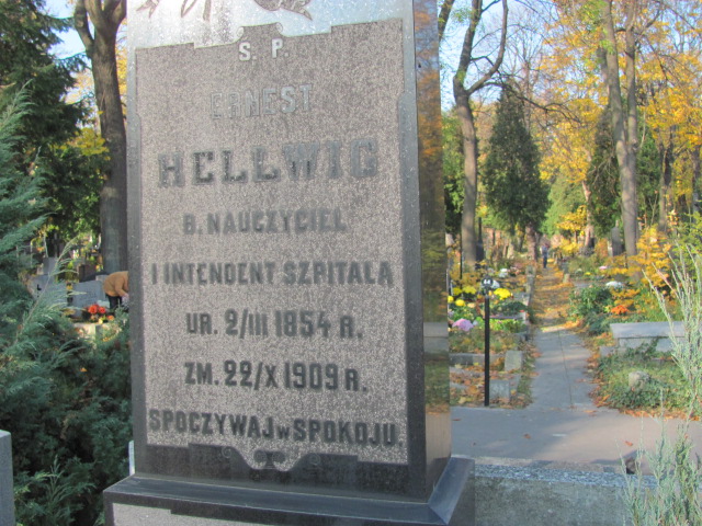 Stefan Hellwig 1887 Warszawa Ewangelicko - Augsburski św. Trójcy - Grobonet - Wyszukiwarka osób pochowanych