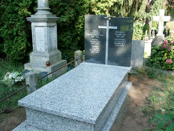 Grób Paweł Emil Radecke
