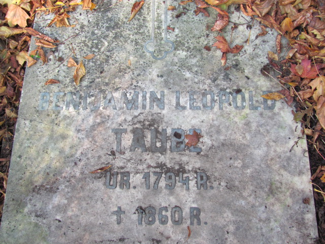 Beniamin Leopold Taube 1794 Warszawa Ewangelicko - Augsburski św. Trójcy - Grobonet - Wyszukiwarka osób pochowanych