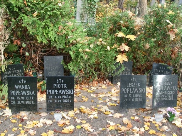 Piotr Popławski 1946 Warszawa Ewangelicko - Augsburski św. Trójcy - Grobonet - Wyszukiwarka osób pochowanych