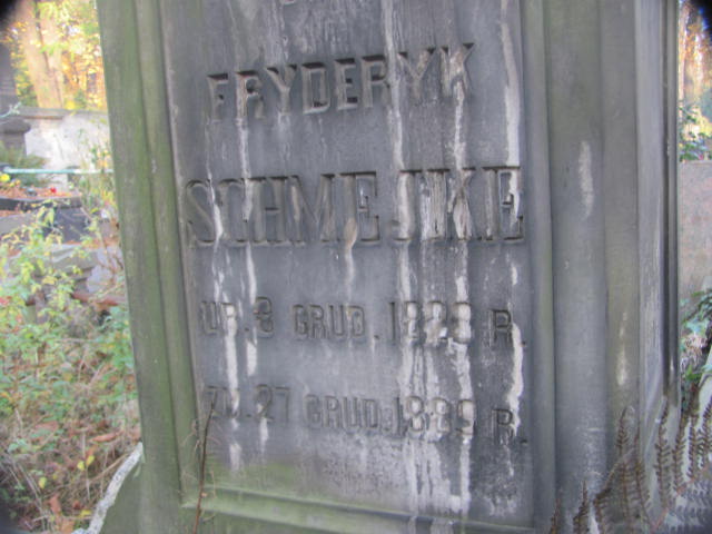 Fryderyk Schmejke 1828 Warszawa Ewangelicko - Augsburski św. Trójcy - Grobonet - Wyszukiwarka osób pochowanych