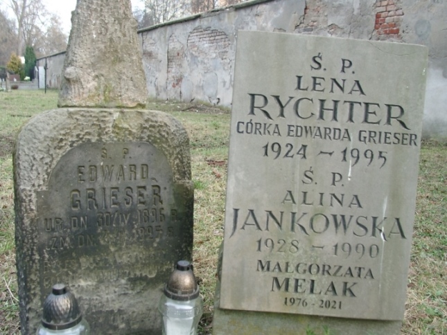 Edward Grieser 1896 Warszawa Ewangelicko - Augsburski św. Trójcy - Grobonet - Wyszukiwarka osób pochowanych