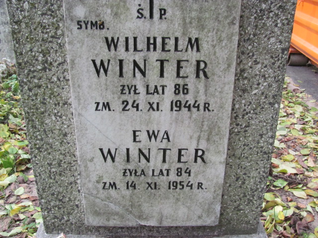 Ewa Winter 1871 Warszawa Ewangelicko - Augsburski św. Trójcy - Grobonet - Wyszukiwarka osób pochowanych