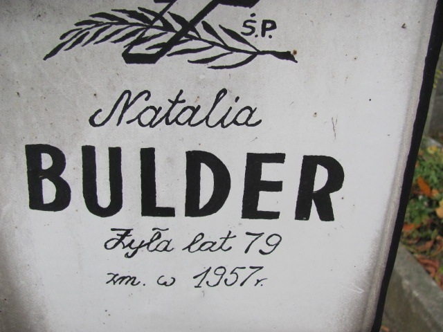 Natalia Bulder 1880 Warszawa Ewangelicko - Augsburski św. Trójcy - Grobonet - Wyszukiwarka osób pochowanych