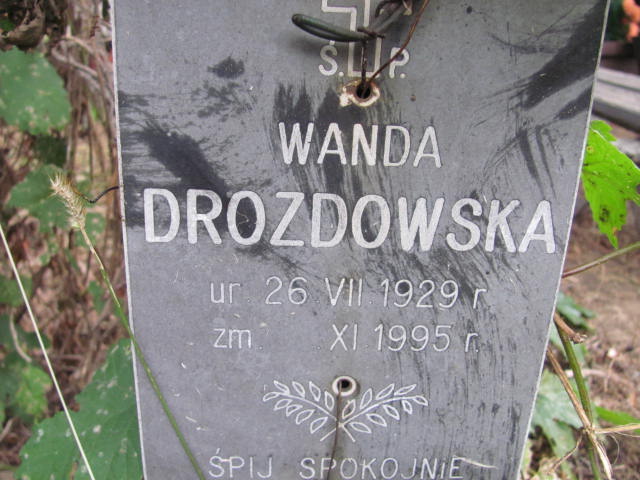 Wanda Michalina Drozdowska 1929 Warszawa Ewangelicko - Augsburski św. Trójcy - Grobonet - Wyszukiwarka osób pochowanych